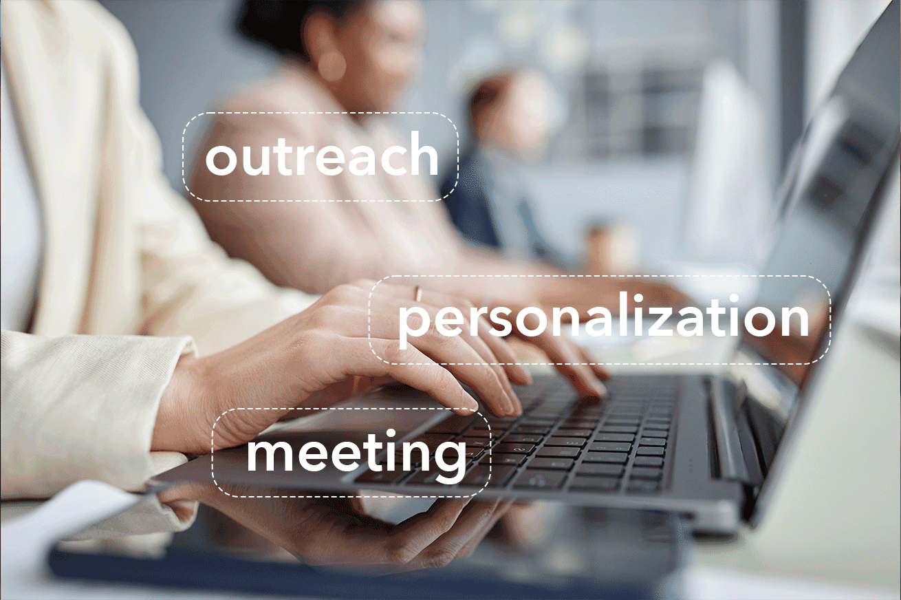 Getting clients on sales meetings faster