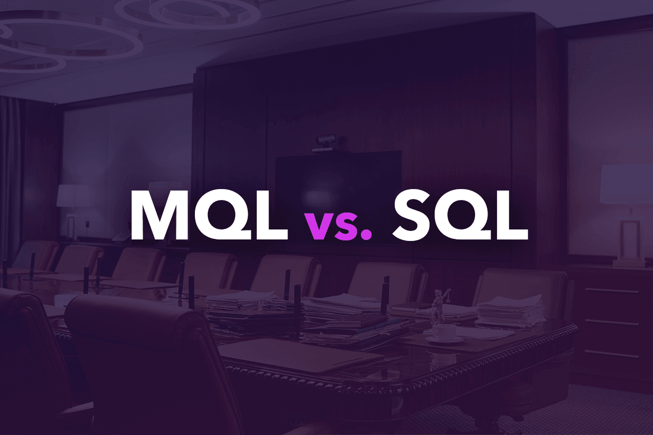 MQL vs SQL comparison in B2B sales funnel