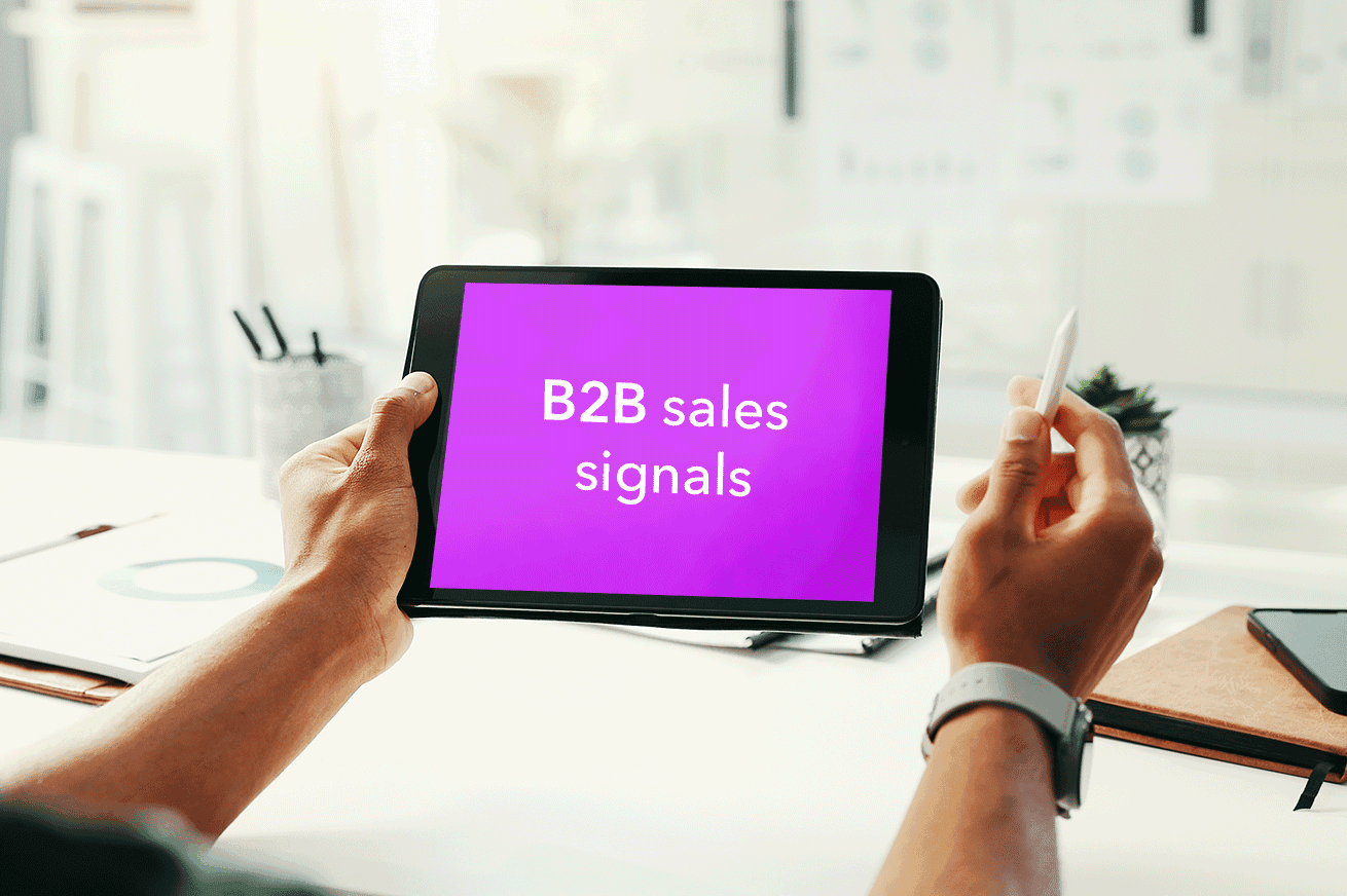 B2B buying signals system