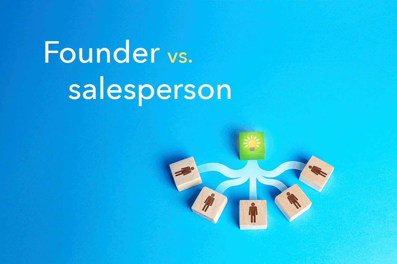 Founder doing B2B sales