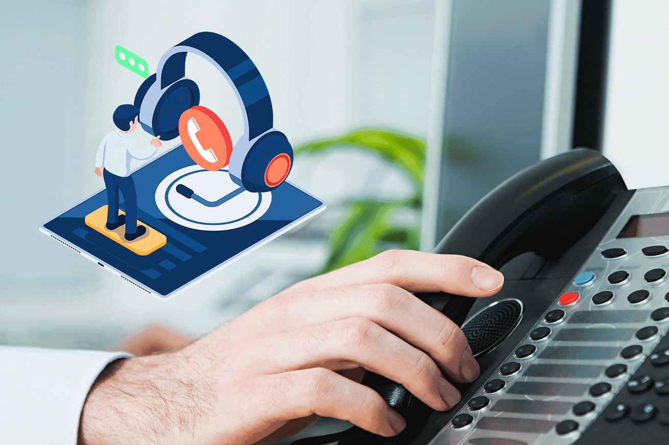 Cold calling practice illustration